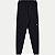 CALÇA FICO MOLETOM CASUAL COM PUNHO PRETO MASCULINO JUVENIL INFANTIL - Imagem 1
