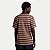 CAMISETA HERING MANGA CURTA COMFORT ALGODÃO LISTRADA MARROM MASCULINO ADULTO - Imagem 2