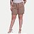 SHORT LUNENDER BRIM COM ELASTANO BÁSICO MARROM CLARO FEMININO ADULTO - Imagem 1