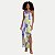 VESTIDO LUNENDER NULA MANGA MISTO LONGO AZUL PASTEL FEMININO ADULTO - Imagem 1