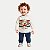 CONJUNTO INVERNO ALAKAZOO CALÇA COM BLUSÃO CARECA MOLETON AZUL MARINHO MASCULINO INFANTIL - Imagem 1