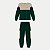 CONJUNTO INVERNO ALAKAZOO CALÇA COM BLUSÃO CARECA MOLETON VERDE MASCULINO INFANTIL - Imagem 1