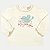 BLUSA ANGERO MANGA LONGA MALHA SILKADA OFFWHITE FEMININO INFANTIL - Imagem 1