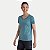 BLUSA MIZUNO MANGA CURTA POLIESTER FITNESS PETROLEO FEMININO ADULTO - Imagem 2