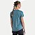 BLUSA MIZUNO MANGA CURTA POLIESTER FITNESS PETROLEO FEMININO ADULTO - Imagem 3