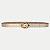 CINTO CLASSE COURO LARGO OURO FEMININO ADULTO - Imagem 1