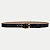 CINTO CLASSE COURO FINO PRETO FEMININO ADULTO - Imagem 1