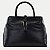 BOLSA CLASSE 2 TIPOS DE ALÇA COURO PRETO FEMININO ADULTO - Imagem 1
