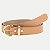 CINTO CLASSE COURO LARGO NUDE FEMININO ADULTO - Imagem 1