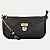 BOLSA CLASSE 2 TIPOS DE ALÇA COURO PRETO FEMININO ADULTO - Imagem 1