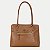 BOLSA CLASSE 2 TIPOS DE ALÇA COURO CARAMELO FEMININO ADULTO - Imagem 1