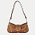 BOLSA CLASSE 2 TIPOS DE ALÇA COURO CARAMELO FEMININO ADULTO - Imagem 1