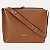 BOLSA CLASSE TRANSVERSAL COURO CARAMELO FEMININO ADULTO - Imagem 1