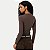 BLUSA HERING MANGA LONGA BODY ALGODÃO COM ELASTANO MARROM FEMININO ADULTO - Imagem 2