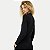 BLUSA HERING MANGA LONGA MALHA CANELADA GOLA ALTA PRETO FEMININO ADULTO - Imagem 2