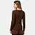 BLUSA HERING MANGA LONGA TRICÔ MARROM FEMININO ADULTO - Imagem 2