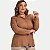 CAMISETE KENIA CAMÕES MANGA LONGA COMFORT VISCOSE TELHA FEMININO ADULTO - Imagem 1