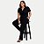 CONJUNTO VERÃO KENIA CAMÕES CALÇA E BLUSA LINHO PRETO FEMININO ADULTO - Imagem 1