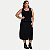 CONJUNTO VERÃO KENIA CAMÕES SAIA E BLUSA LINHO PRETO FEMININO ADULTO - Imagem 1