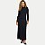 VESTIDO DOCE TRAMA MANGA LONGA MALHA CANELADA PRETO FEMININO ADULTO - Imagem 1