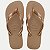 CHINELO HAVAIANAS TOP TIRAS LISA BEGE ESCURO FEMININO ADULTO - Imagem 1