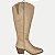 BOTA DAKOTA CANO LONGO COURO SALTO ALTO TEXANA NUDE FEMININO ADULTO - Imagem 2