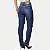 CALÇA OGNUS JEANS ESCURO COM ELASTANO FLARE FEMININO ADULTO - Imagem 2