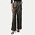 CALÇA OGNUS BRIM RESINADO WIDE LEG PRETO FEMININO ADULTO - Imagem 1