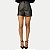 SHORT OGNUS BRIM RESINADO BASIC PRETO FEMININO ADULTO - Imagem 1