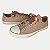 TÊNIS CONVERSE CASUAL LONA COM DOIS CADARÇO MARROM CLARO FEMININO ADULTO - Imagem 4