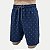 BERMUDA GIORGIO BIANCO TACTEL FITNESS ESTAMPADA AZUL MARINHO MASCULINO ADULTO - Imagem 1