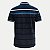 POLO GIORGIO BIANCO MANGA CURTA COMFORT MISTA LISTRADA AZUL MARINHO MASCULINO ADULTO - Imagem 2