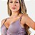 SOUTIEN DULOREN BOJO LYCRA COM RENDA ROXO FEMININO ADULTO - Imagem 1