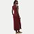 VESTIDO HERING REGATA MALHA CANELADA VINHO FEMININO ADULTO - Imagem 2