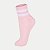 MEIA LUPO SOQUETE CANO MÉDIO ROSA FEMININO ADULTO - Imagem 1
