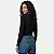 BLUSA HERING MANGA LONGA BODY ALGODÃO E ELASTANO PRETO FEMININO ADULTO - Imagem 2