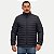 JAQUETA YOUNG POLIESTER PUFFER SEM CAPUZ AZUL MARINHO MASCULINO ADULTO - Imagem 1
