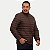 JAQUETA YOUNG POLIESTER PUFFER SEM CAPUZ MARROM MASCULINO ADULTO - Imagem 1
