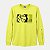 CAMISETA BY GUS MANGA LONGA COMFORT ALGODÃO SILKADO AMARELO MASCULINO INFANTIL - Imagem 2