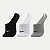MEIA MIZUNO SAPATILHA KIT COM 3 MEIAS PRETO,BRANCO E CINZA UNISEX ADULTO - Imagem 1