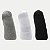MEIA MIZUNO SAPATILHA KIT COM 3 MEIAS PRETO,BRANCO E CINZA UNISEX ADULTO - Imagem 2