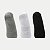MEIA MIZUNO SAPATILHA KIT COM 3 MEIAS PRETO,BRANCO E CINZA UNISEX ADULTO - Imagem 2