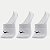 MEIA MIZUNO SAPATILHA KIT COM 3 MEIAS BRANCAS UNISEX ADULTO - Imagem 1