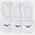 MEIA MIZUNO SAPATILHA KIT COM 3 MEIAS BRANCAS UNISEX ADULTO - Imagem 2