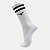 MEIA MIZUNO CANO MEDIO LISTRA BRANCO UNISEX ADULTO - Imagem 1