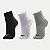 MEIA MIZUNO SOQUETE PRIME KIT COM 3 MEIAS PRETO,BRANCO CINZA UNISEX ADULTO - Imagem 1