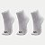 MEIA MIZUNO SOQUETE PRIME KIT COM 3 MEIAS BRANCAS UNISEX ADULTO - Imagem 1