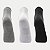 MEIA MIZUNO SOQUETE PRIME KIT COM 3 MEIAS PRETO,BRANCO E CINZA UNISEX ADULTO - Imagem 2