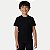 CAMISETA ALFA MANGA CURTA COMFORT ALGODÃO LISA PRETO MASCULINO INFANTIL - Imagem 1