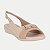 SANDALIA PICCADILLY ANABELA BAIXA COMFORT NUDE FEMININO ADULTO - Imagem 2